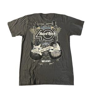 Mens Grunge Hard Rock Miami T-Shirt